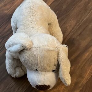 Plush Cream Dog Toy